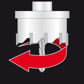 Scie cloche RUKO (8000422835) diamètre de scie 44 mm, profondeur de coupe 38 mm