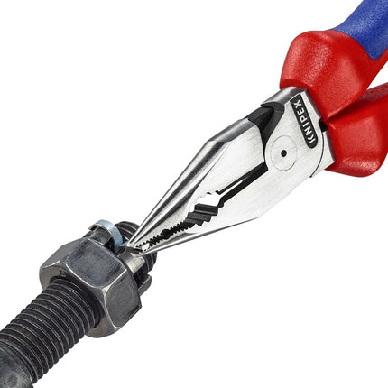Knipex needle nose combination pliers ( 8002875243 ) length 185 mm black atramentised