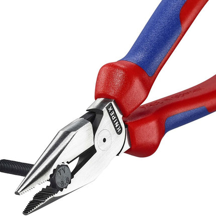 Knipex needle nose combination pliers ( 8002875243 ) length 185 mm black atramentised