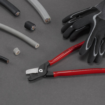 Knipex cable shears StepCut XL ( 8004039101 ) length 225 mm plastic coating