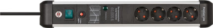 Presa di corrente Brennenstuhl Premium-Protect-Line ( 8001484633 ) 16 A 230 V nero/argento 3 m PVC 1,5 mm²