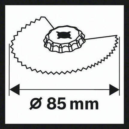 Lama a segmenti Bosch ACZ 85 EB ( 4000908667 ) Ø 85 mm