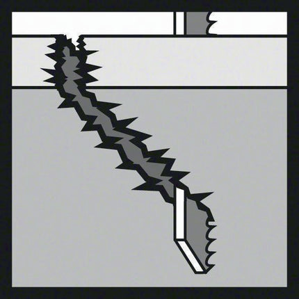 Bosch jigsaw blade T 344 DP ( 4000837571 ) overall length 152 mm HCS