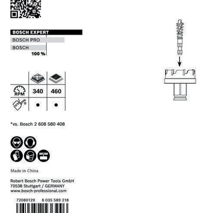 Bosch hole saw Expert Sheet Metal ( 4000800273 ) saw Ø 35 mm cutting depth 5 mm