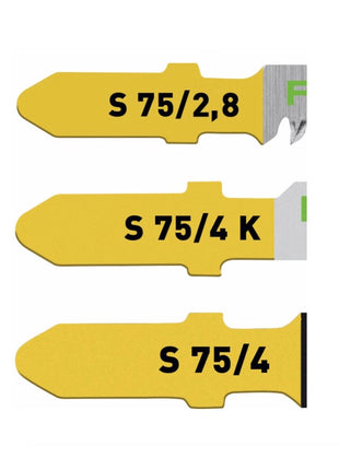 Festool STS-Sort/25 W Stichsägeblatt-Set ( 204275 ) für PS 300, PSB 300, PS 400, PSC 400, PSBC 400, PSB 400, PS 420, PSB 420, PSC 420, PSBC 420