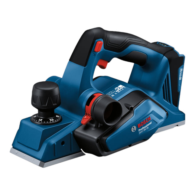 Bosch GHO 18V-26 Professional cordless planer 18 V 2.6 mm brushless + 2x rechargeable battery 5.0 Ah + charger + L-Boxx