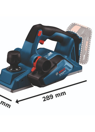 Bosch GHO 18V-26 Professional Rabot sans fil 18 V 2,6 mm Brushless + 2x batterie ProCORE 4,0 Ah + chargeur + L-Boxx