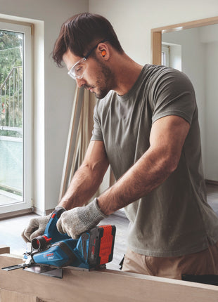 Bosch GHO 18V-26 Professional Rabot sans fil 18 V 2,6 mm Brushless + 2x batterie ProCORE 4,0 Ah + chargeur + L-Boxx