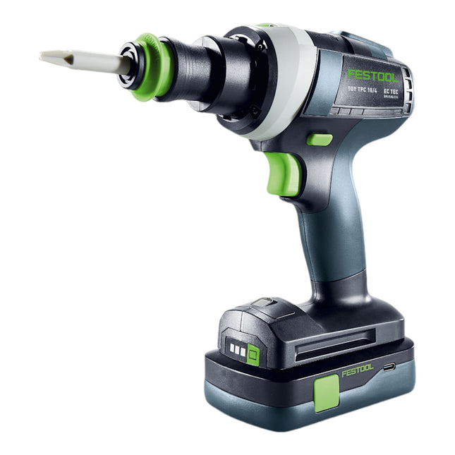 Taladro atornillador a batería de juguete Festool TY-TPC ( 577937 ) + 1x batería + juego de brocas y taladros 3 pcs.