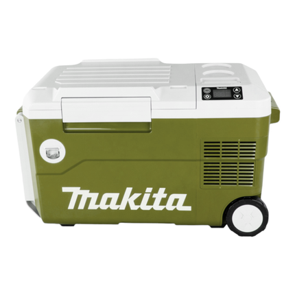 Makita DCW 180 SFO Caja de refrigeración y calefacción a batería 36 V ( 2x 18 V ) 20 L Oliva - Outdoor Adventures Edition + 1x batería recargable 3,0 Ah + cargador