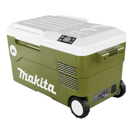 Makita DCW 180 SFO Caja de refrigeración y calefacción a batería 36 V ( 2x 18 V ) 20 L Oliva - Outdoor Adventures Edition + 1x batería recargable 3,0 Ah + cargador