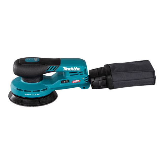 Makita BO 001 CGT101 Cordless random orbit sander 40 V max. 125 mm 5.0 mm stroke Brushless + 1x rechargeable battery 5.0 Ah + charger + Makpac
