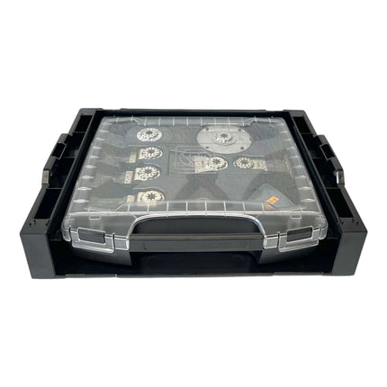 Fein Multimaster AMM 500 Plus AS akumulatorowe narzędzie wielofunkcyjne 18 V Starlock Plus Black Edition + 1x akumulator 4,0 Ah + ładowarka + 33 akcesoria + L-Boxx