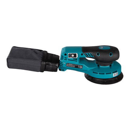 Makita BO 003 CGT201 Cordless random orbital sander 40 V max. 125 mm 3.0 mm stroke Brushless + 2x battery 5.0 Ah + charger + Makpac