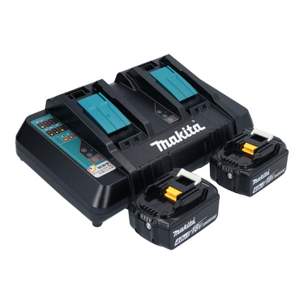 Rasaerba a batteria Makita DLM 538 PM2 36 V ( 2x 18 V ) 530 mm + 2x batteria 4,0 Ah + caricabatterie