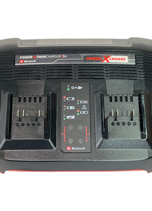 Zestaw startowy Einhell PXC 4x akumulator Power X-Change Plus 18 V 4,0 Ah ( 4x 4511553 ) + podwójna ładowarka Power X-Twincharger 3A ( 4512069 ) + walizka narzędziowa