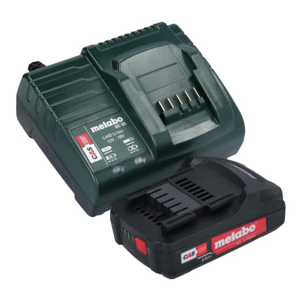 Akumulatorowy pistolet do przedmuchiwania Metabo BP 18 LTX BL 18 V bezszczotkowy + 1x akumulator 2,0 Ah + ładowarka