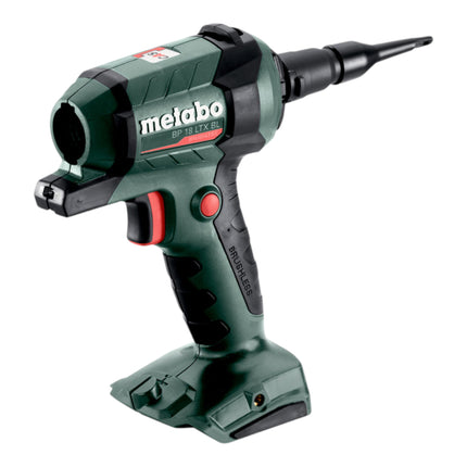 Metabo BP 18 LTX BL Akku Blaspistole 18 V Brushless + 2x LiHD Akku 4,0 Ah + Ladegerät