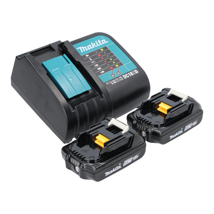 Makita DHP 487 SAKO cordless impact drill 18 V 40 Nm Brushless Olive Outdoor Adventure series + 2x rechargeable battery 2.0 Ah + charger + case