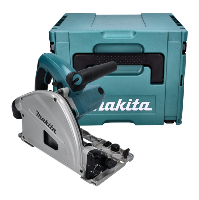 Makita SP 6000 J sega a tuffo 1300 watt 165 x 20 mm + guida 1500 mm + Makpac