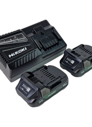 Wiertarko-wkrętarka akumulatorowa HiKOKI DS18 DDWRZ 18 V 55 Nm bezszczotkowa + 2x akumulator 2,0 Ah + ładowarka + walizka