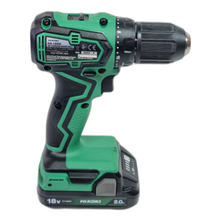 HiKOKI DS18 DDWRZ Perceuse-visseuse sans fil 18 V 55 Nm Brushless + 2x batterie 2,0 Ah + chargeur + coffret