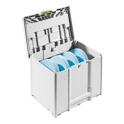 Festool D225 GR SYS Set-P Schleifmittel Set ( 578280 ) 110 tlg. P80 - P320 + Mütze + Gliedermaßstab + Systainer