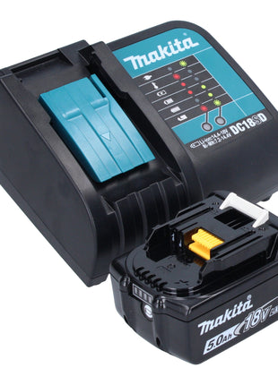 Makita DCM 501 STAR cordless coffee maker 12 V max / 18 V red + 1x rechargeable battery 5.0 Ah + charger