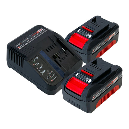 Einhell TE-AG 18/115-2 Li Akku Winkelschleifer 18 V 115 mm + 2x Akku 4,0 Ah + Ladegerät