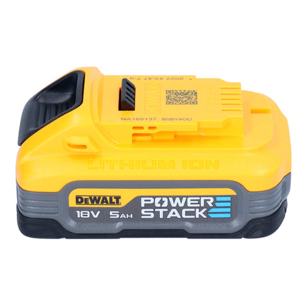 DeWalt DCG 412 NT Meuleuse d'angle sans fil 18 V 125 mm + 1x batterie Powerstack 5,0 Ah + TSTAK - sans chargeur