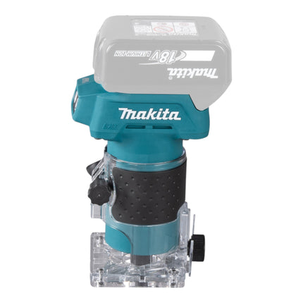 Makita DRT 52 T1J Affleureuse sans fil 18 V 6 mm Brushless + 1x batterie 5,0 Ah + Makpac - sans chargeur