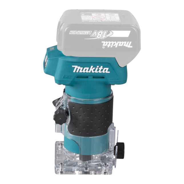 Makita DRT 52 T1J Affleureuse sans fil 18 V 6 mm Brushless + 1x batterie 5,0 Ah + Makpac - sans chargeur