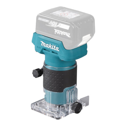 Makita DRT 52 T1J Affleureuse sans fil 18 V 6 mm Brushless + 1x batterie 5,0 Ah + Makpac - sans chargeur