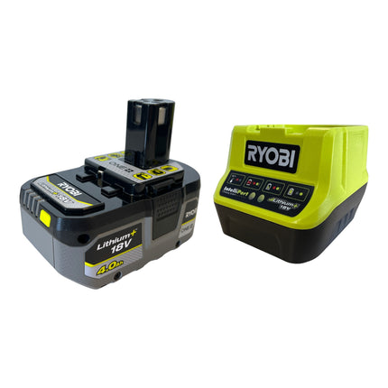 Ryobi R18AG-0 Amoladora angular sin cable 18 V ONE+ 115 mm + 1x batería 4.0 Ah + cargador