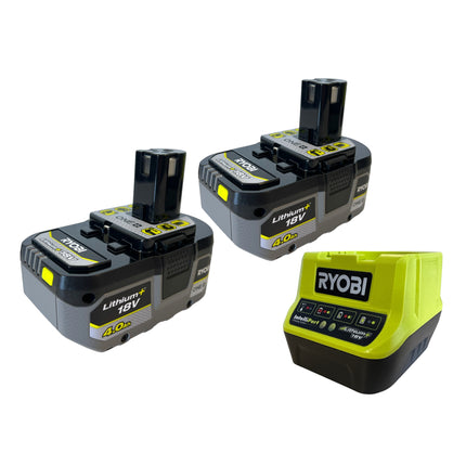 Ryobi R18AG-0 Amoladora angular sin cable 18 V ONE+ 115 mm + 2x batería 4.0 Ah + cargador