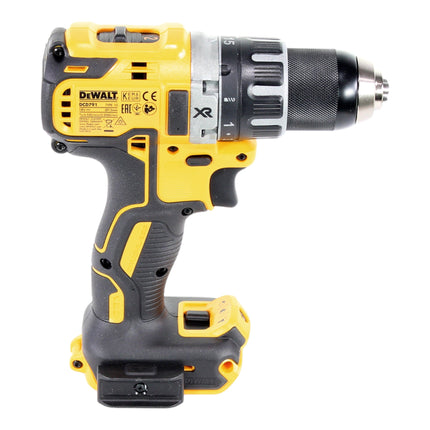 DeWalt DCD 791 E2 Akku Bohrschrauber 18 V 70 Nm Brushless + 2x Powerstack Akku 1,7 Ah + Ladegerät