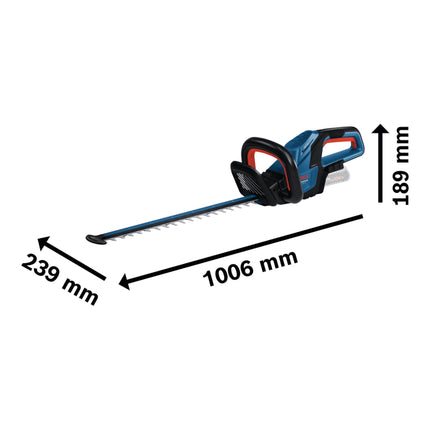 Bosch GHE 18V-50 Professional akumulatorowe nożyce do żywopłotu 18 V 50 cm bezszczotkowe Solo ( 06008C9500 ) - bez akumulatora, bez ładowarki