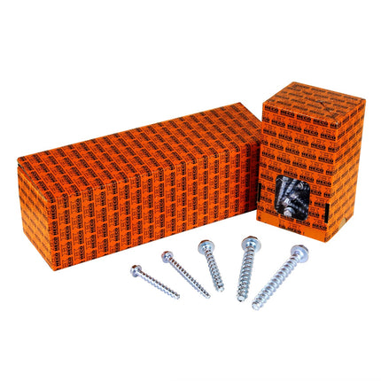 HECO MULTI-MONTI-plus SS Betonschraube 7,5 x 60 mm 50 Stk. SW 10 Sechskantkopf verzinkt A2K ( 48393 ) - Toolbrothers