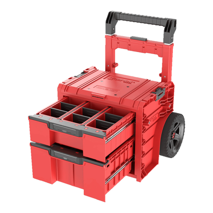 Toolbrothers RHINO L Drawer 2 Cart Plus ULTRA Schubladen Werkzeugkoffer auf Raedern 9 5 l 12 l Doppelteleskopgriff 2 - toolbrothers