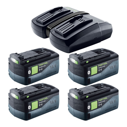 Festool KAPEX KSC 60 EB Basic Akku Kapp Zugsaege 18 V 36 V 216 mm Brushless 4x Akku 5 0 Ah Ladegeraet Systainer 2 - toolbrothers
