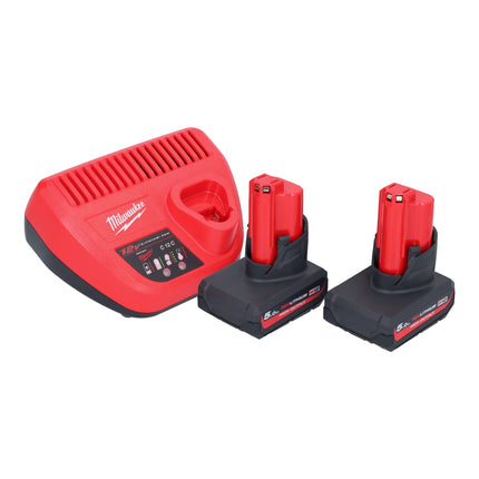 Milwaukee M12 CHZ 502 Akku Saebelsaege 12 V Brushless 2 Akku 5 0 Ah Ladegeraet 3 - toolbrothers