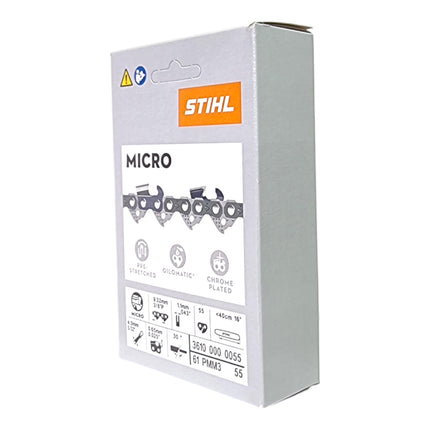 Stihl 3x 3 8 Picco Micro Mini 3 PMM3 Saegekette 40 cm 3 8 P 1 3 mm 55 TG 3 Stueck 3x 36100000055  2 - toolbrothers