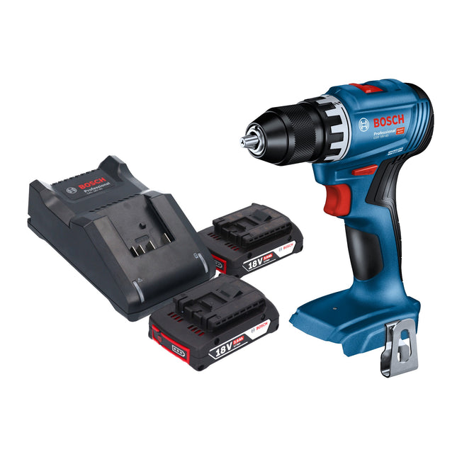 Bosch GSR 18V 45 Professional Akku Bohrschrauber 18 V 45 Nm Brushless 2x Akku 2 0 Ah Ladegeraet 0 - toolbrothers