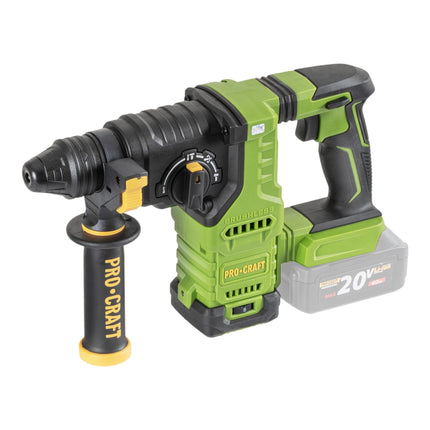 Procraft PHA30bb Akku Bohrhammer 20 V 2 8 J SDS plus Brushless 1x Akku 2 0 Ah RHINO Toolcase ohne Ladegeraet 1 - toolbrothers