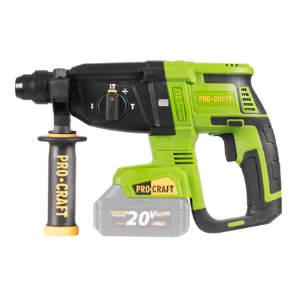 Procraft PHA40bb Akku Bohrhammer 20 V 2 6 J SDS plus Brushless 1x Akku 2 0 Ah RHINO Toolcase ohne Ladegeraet 2 - toolbrothers