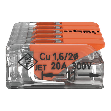 Wago 221 415 Verbindungsklemme 5 x 4 mm 25 Stueck 3 - toolbrothers