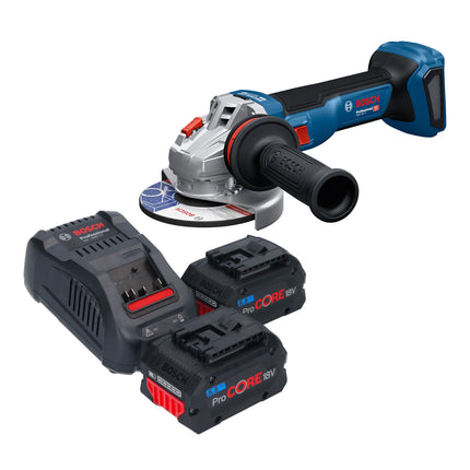 Bosch GWS 18V 11 Professional Akku Winkelschleifer 18 V 125 mm 2x ProCORE Akku 5 5 Ah Ladegeraet 0 - toolbrothers