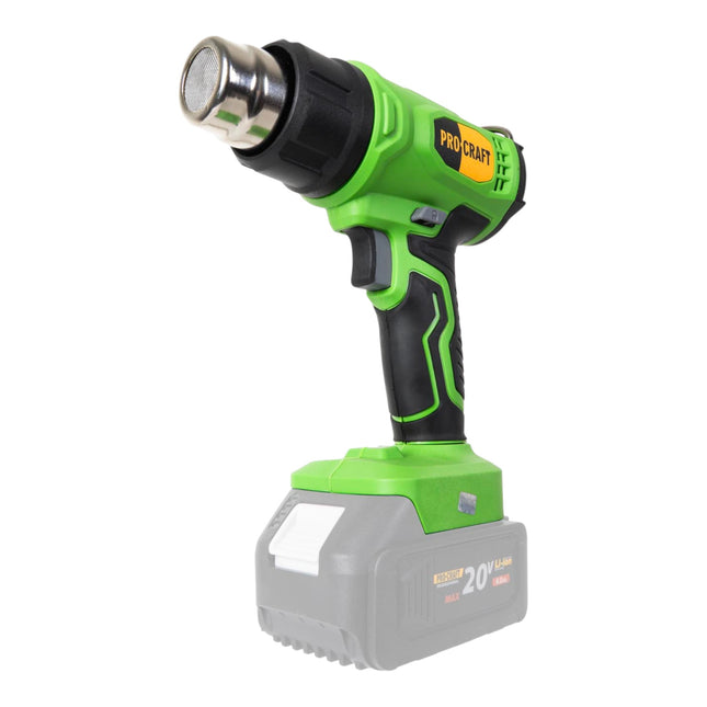 Procraft PH24bb Akku Heissluftpistole 20 V 50 550 C Solo ohne Akku ohne Ladegeraet 0 - toolbrothers