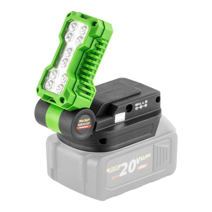 Procraft LL20bb Akku LED Strahler 20 V 500 lm 1x Akku 2 0 Ah Ladegeraet 1 - toolbrothers
