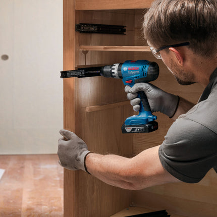 Bosch GSB 18V 25 Professional Akku Schlagbohrschrauber 18 V 56 Nm 1x Akku 4 0 Ah Ladegeraet L Boxx 4 - toolbrothers